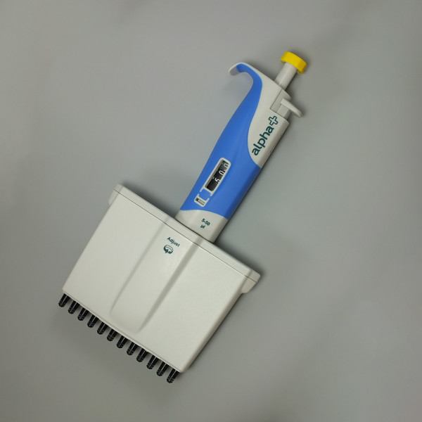 Alpha+ Pipette 5-50µl variable vol, 12 Channel