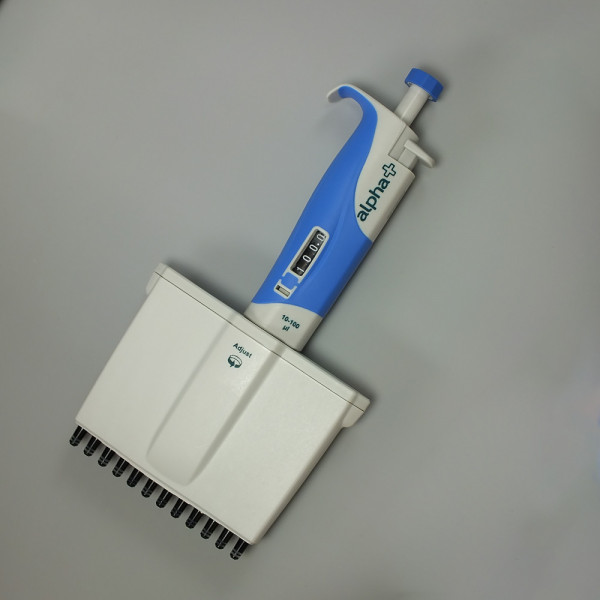 Alpha+ Pipette 10-100µl variable vol, 12 Channel