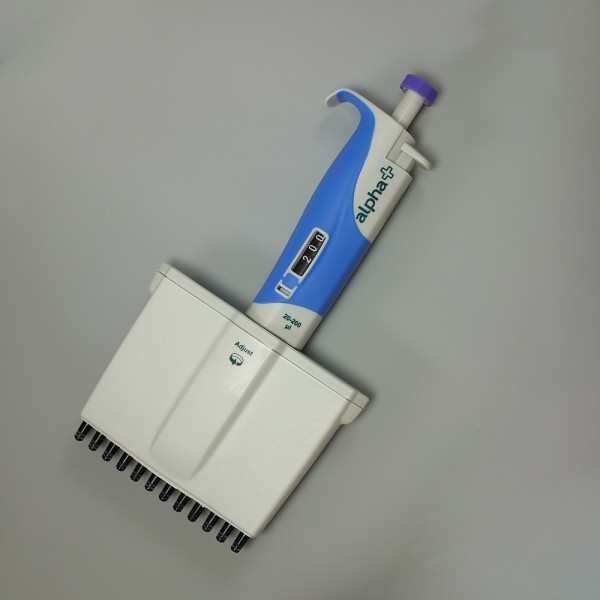 Alpha+ Pipette 20-200µl variable vol, 12 Channel