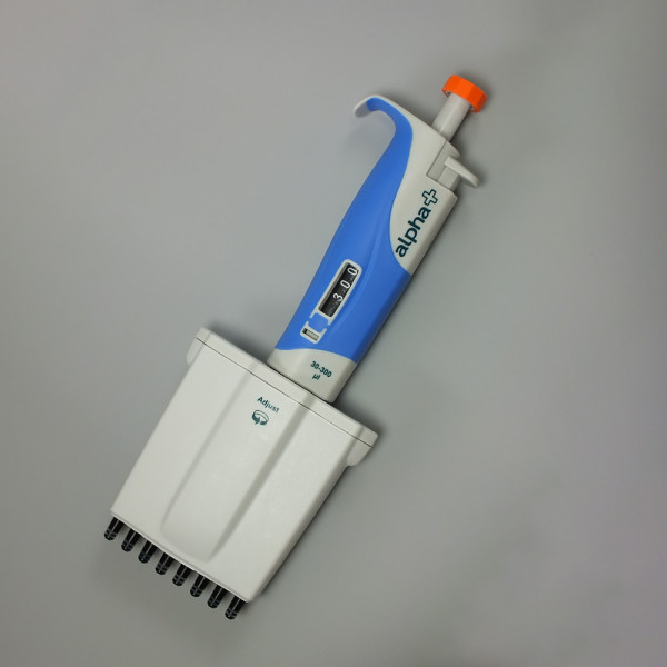 Alpha+ Pipette 30-300µl variable vol, 8 Channel