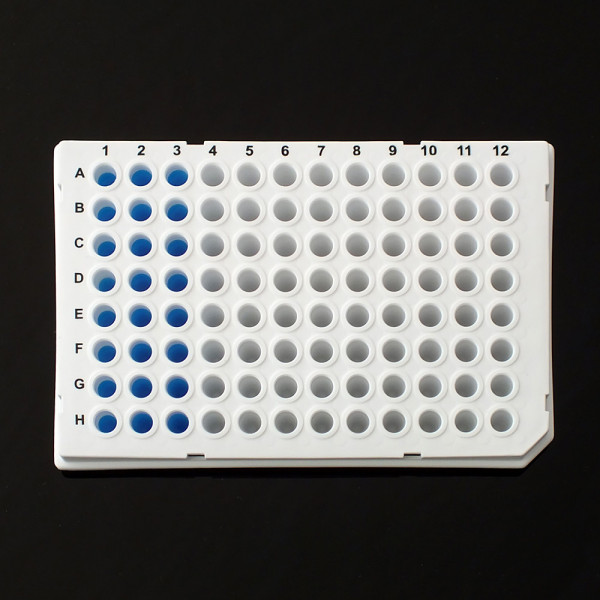 96 Well Semi-Skirted LP PCR Plate, Whit.