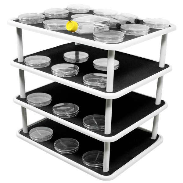 PP-20/4, 4-level flat platform with rubber pad