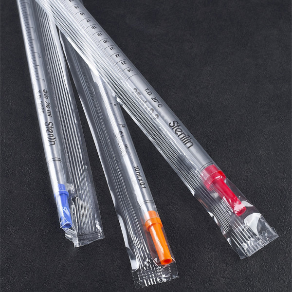 2ml Plastic Serological Pipette Plugged, Single Plastic Film Wrap, Sterile