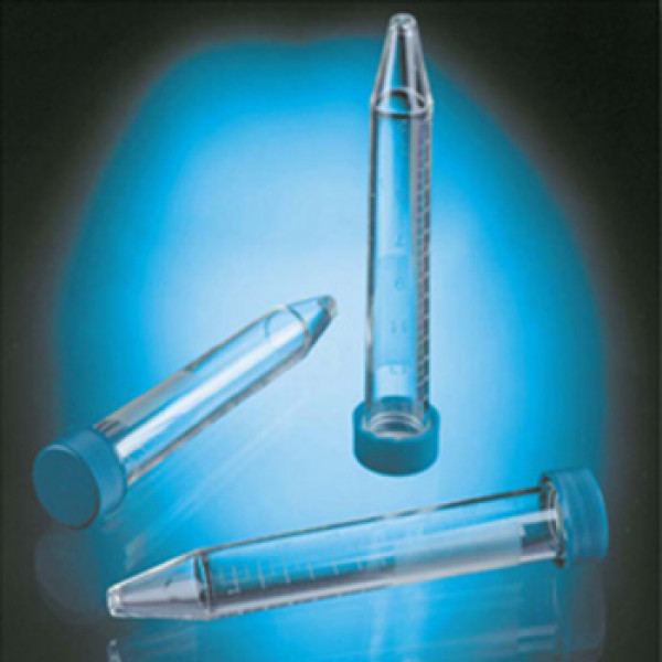 15ml SuperClear Centrifuge Tube with Flat Cap Loose Sterile
