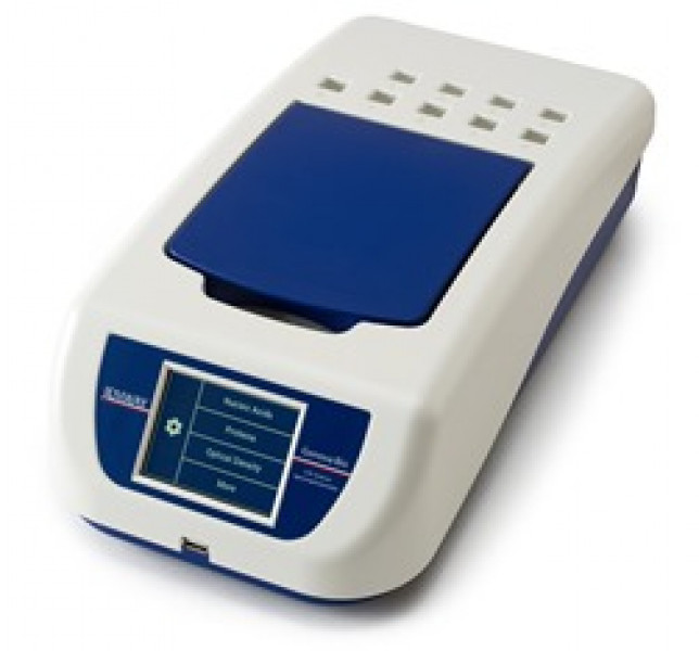 Model Genova Bio, diode array, scanning, UV/visible (198-800nm) spectrophotometer with Tray-Cell