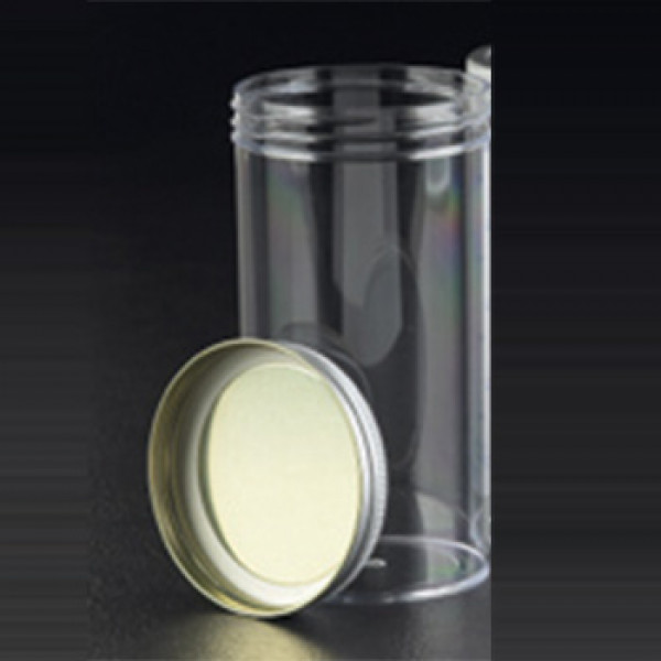 250ml container no label metal FS cap