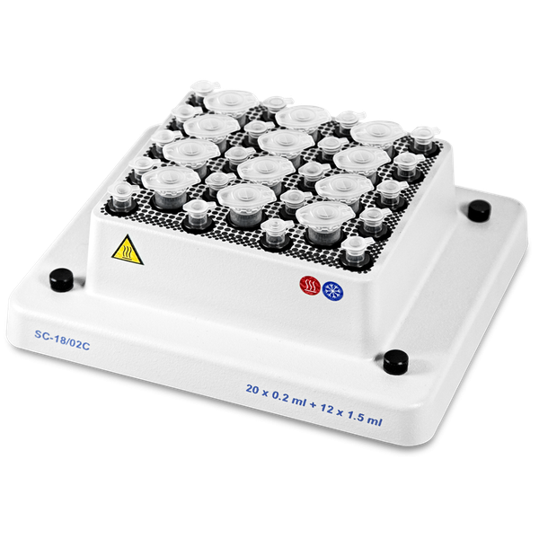 SC-18/02C, Block for  20x0,2 ml+12x1,5 ml microtube