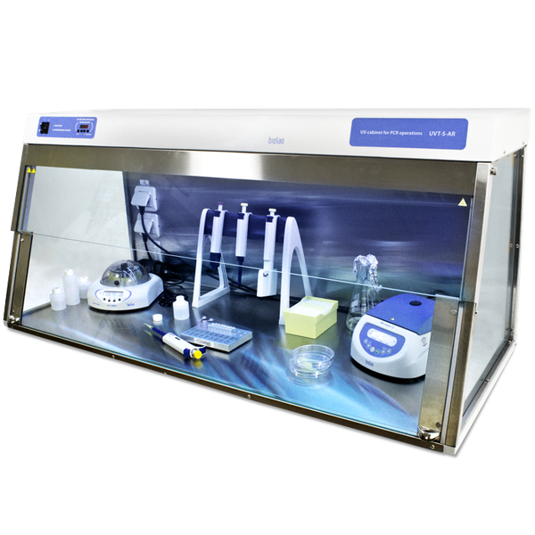 UVT-S-AR, DNA/RNA UV-Cleaner Box with inlet and sockets,100-240V, 50/60 Hz